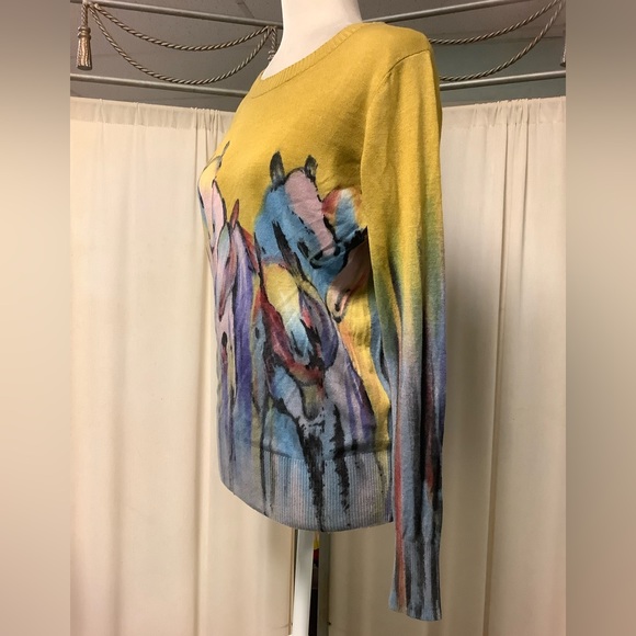 Who*s who horses thin knit sweater - Picture 3 of 12